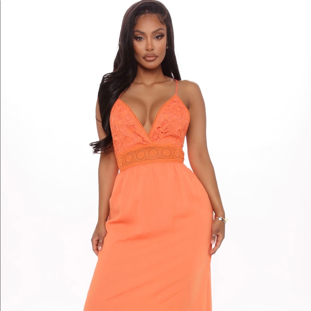Fashion Nova Lean On Me Maxi Dress